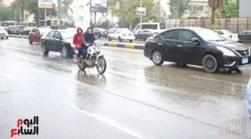 أمطار خفيفة تغطي مناطق متفرقة في الجيزة والقاهرة بفترات متقطعة 1